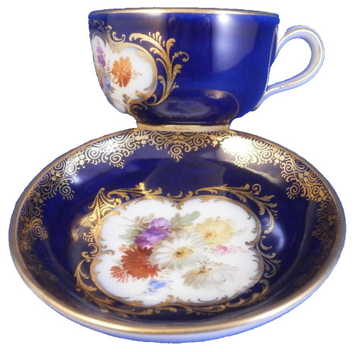 Antica tazza piattino - tazza, e