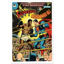 Poster fumetto Superman vs Muhammad Ali - Whitman