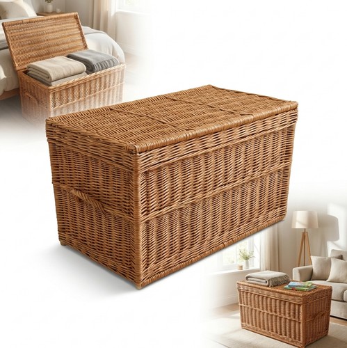 Cassa vimini bauletto di - vimini,,