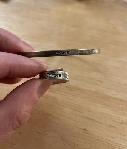 Bracciale anello pace in - bracciale,