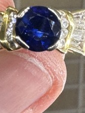Damiani, Oro 18 Kt Zaffiro Blue Royal Kashmir E Diamanti 