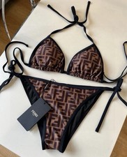 bikini FENDI marrone nuovo