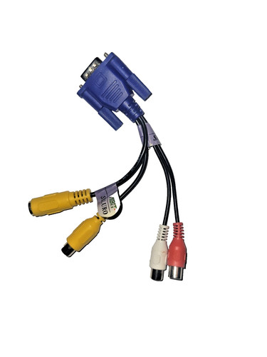 Cavo vga rca 3rca - vga, +