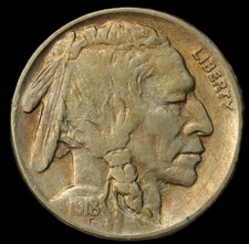 1918 5C Buffalo Nichel -