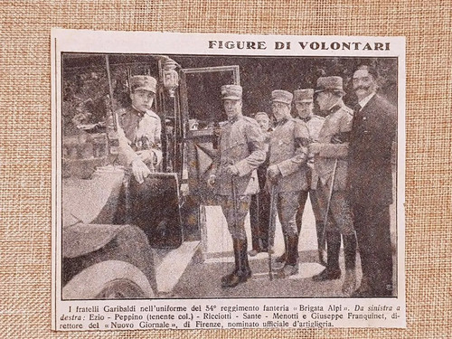 Fratelli garibaldi nel 1915 - garibaldi,