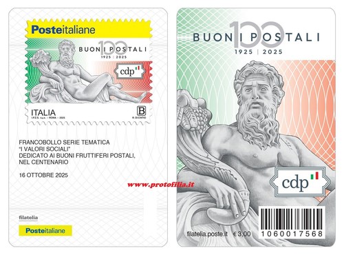 Tessera filatelica italia 2025 - tessera,
