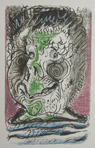 Litografia picasso 1970 le - picasso,