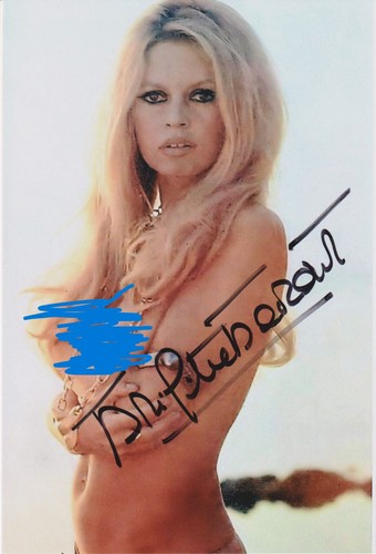 Brigitte bardot autografo - brigitte,