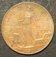 Centesimi lire prora 1914 - 2,