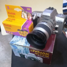 MINOLTA DYNAX 404si +35-80+3 rullini kodak gold+batterie come nuova