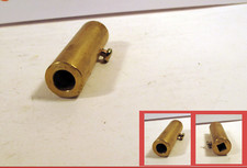 Innesto adattatore perno rotondo per asta quadrata 6mm per motore girarrosto