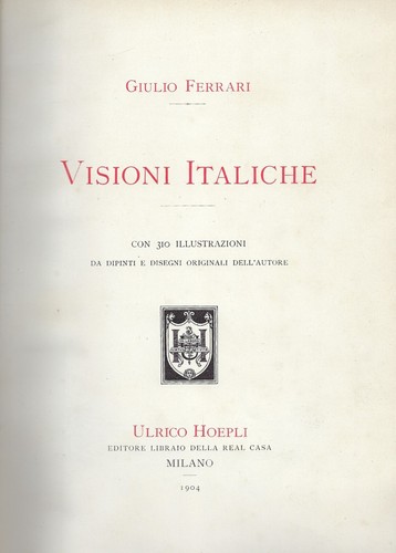 Visioni italiche giulio - "visioni, italiche"