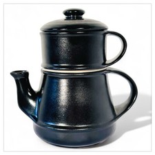 Teiera Gres Porcellanato Vintage Franco BUCCI Laboratorio Pesaro Anni ‘70