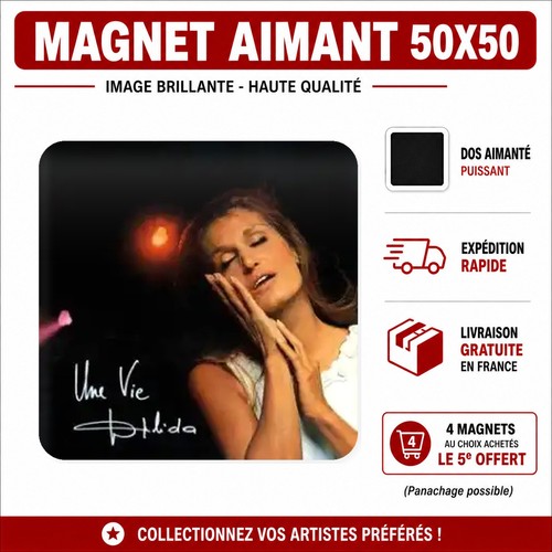 Magnet dalida 5x5 cm - ,