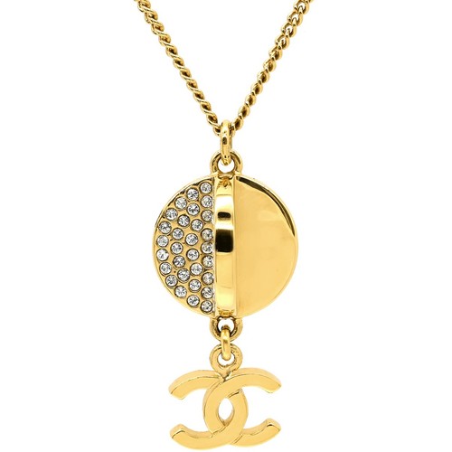Collana chanel strass marchio - chanel,