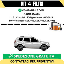 Kit 4 Filtri Tagliando per