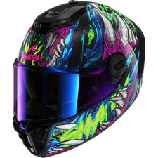 CASCO INTEGRALE SPARTAN RS SHAYTAN BLACK GREEN VIOLET | SHARK HELMETS