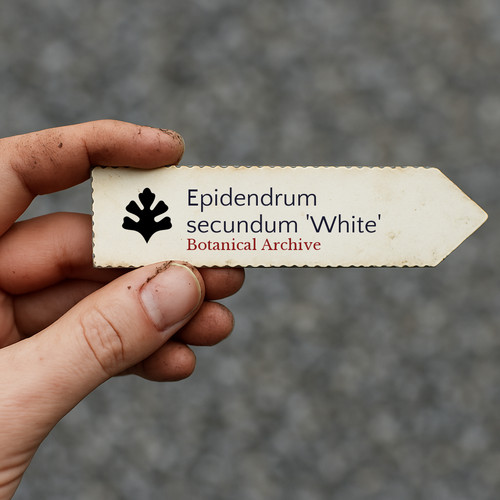 Epidendrum secundum white - epidendrum,