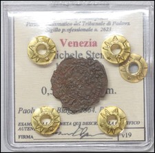 Venezia Doge Michele Steno Tornesello Monete medievali italiane Repubblica