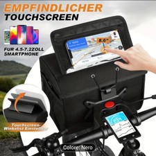 Borsa da Manubrio per Bici con Schermo Tattile, da 8L con Cinghia Regolabile
