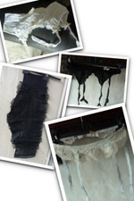 REGGICALZE CORSETTO PIZZO  SEXY OTTIMA FATTURA - SMALL - MADE IN ITALY -A SCELTA