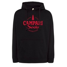Felpa campari soda personalizzata con cappuccio idea regalo