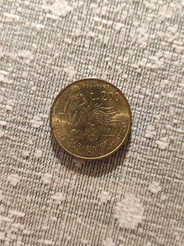 200 lire carabinieri 1969 1999 - 200, 1969-1999