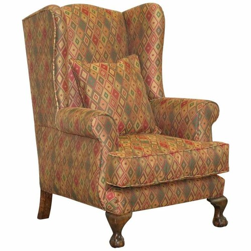 Vintage wingback stile - vintage, kilim