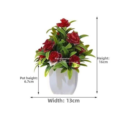 Rosa artificiale rossa - artificiale,