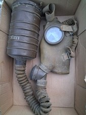 Maschera Antigas MOD. 33  WW2 No Elmetto Adrian 