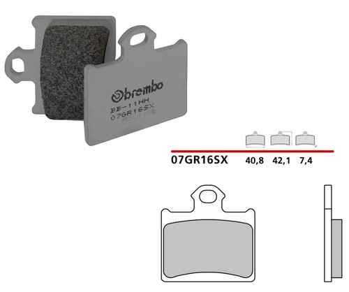Coppia pastiglie brembo - pastiglie, per