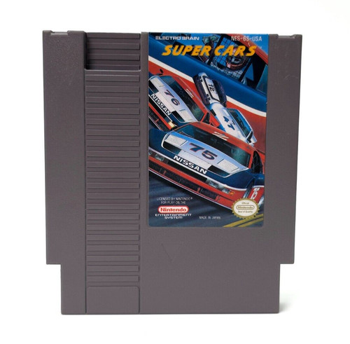 Cartuccia super cars nintendo - cartuccia,