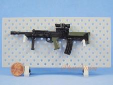 Modellino scala 1:6 SA80 L85 L85A2 British Rifle MACHINE GUN MODEL verde G17