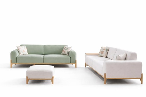 Set soggiorno pouf divano - , 3