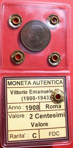 Centesimi 1908 valore - centesimi,