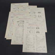 Lotto di 7 schede di