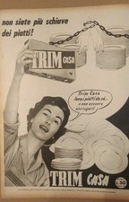 Pubblicità  d'epoca 1956 Trim