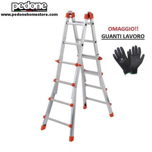 Scala alluminio telescopica - in,