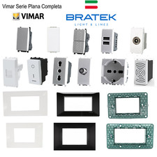 Vimar Plana Compatibile Frutti Elettrici Shuko Pulsante Presa USB per TV Placche