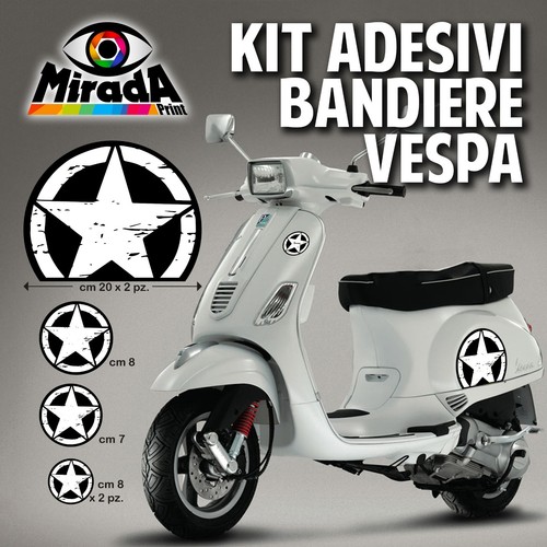 Kit adesivi stickers vespa - adesivi,