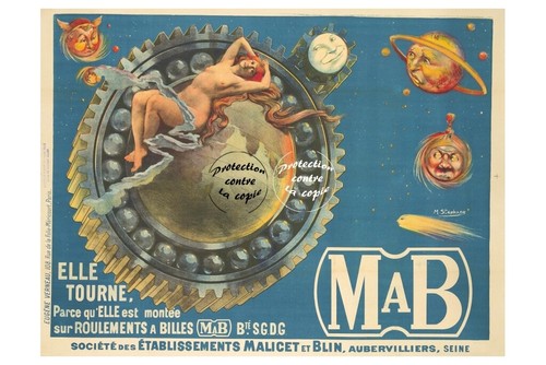 Publicité roulement bille - roulement, mab