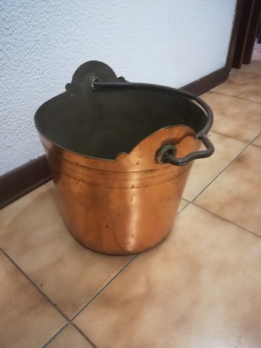 Secchio rame vintage - secchio,