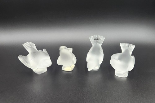 Statuine passeri cristallo