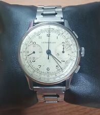 VINTAGE OROLOGIO CRONOGRAFO MILITARE 41 MM LEBOIS & CO ANNI '40 RARO PERFETTO