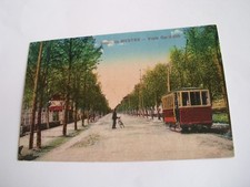Venezia - Saluti da Mestre Viale Garibaldi - spedita f p 1917 + tram