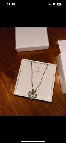 Collana swarovski quadrifoglio - collana,