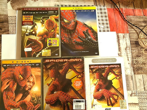 Lotto spider man trilogia - lotto, spider-man
