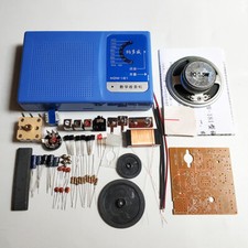 Ricevitore radio super eterodina 6 transistor schema + custodia altoparlante kit fai da te