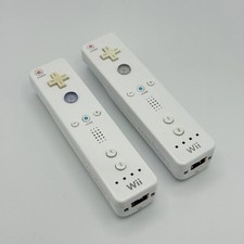 COPPIA di CONTROLLER NINTENDO WII WIIMOTE WII MOTE BIANCHI
