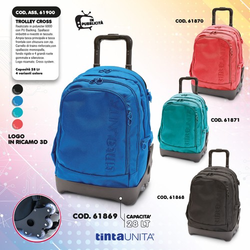 Zaino con trolley scuola - con,